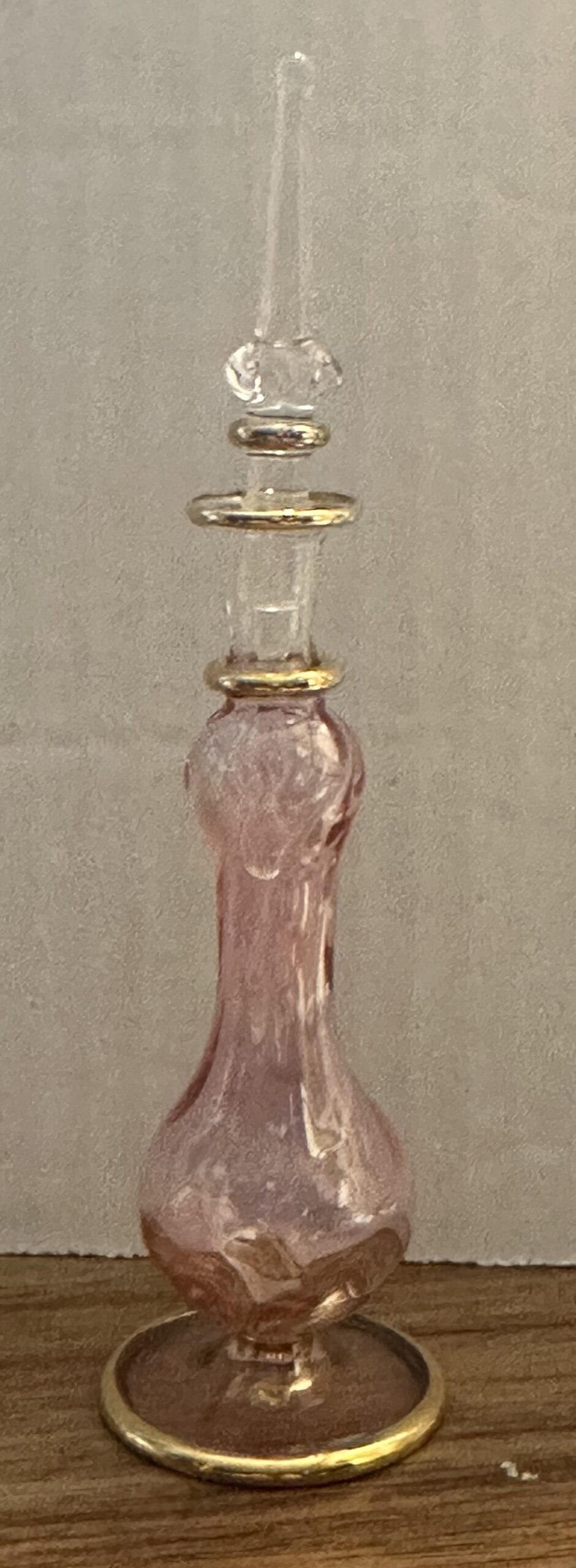 Prophetic Handblown Glass Prayer Bottle with 1 oz Anointing Oil - Image 3