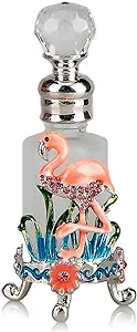 Frosted Anointing Oil Bottle Flamingo