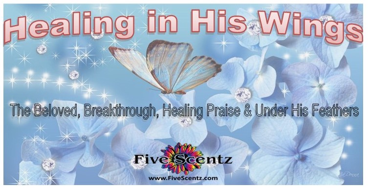Healing in His Wings Anointing Oil 1 oz set