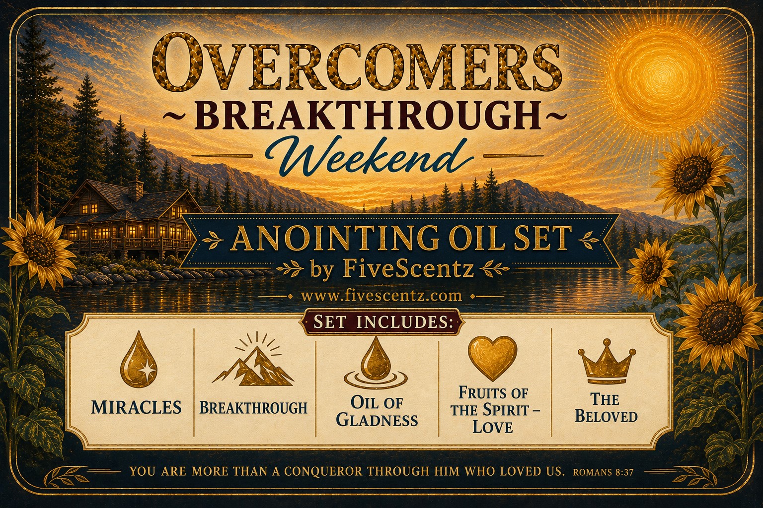 Overcomers Anointing Oil Set – by FiveScentz
