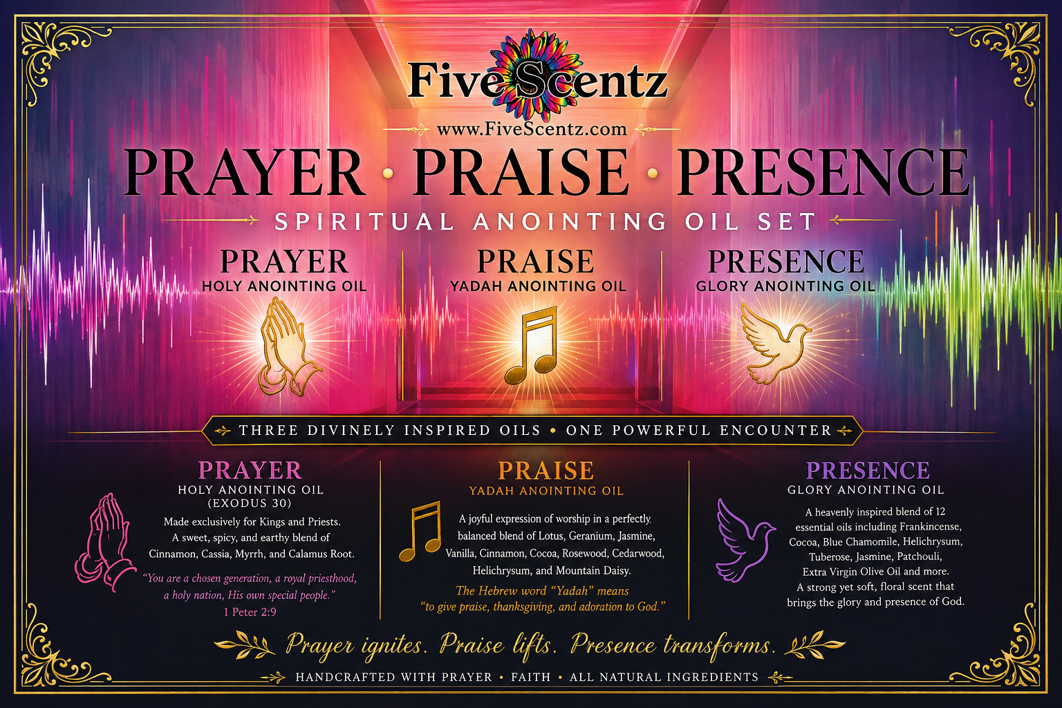 Prayer Praise Presence Package Deal 1 oz